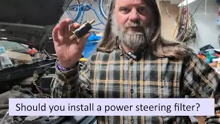Should you filter a power steering system after component replacement?