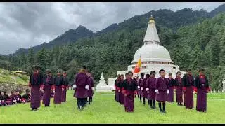 #Druk Ge Gyeldar# #Bhutanese patriotic song# Chendebji #Stupa Chendebji #School.