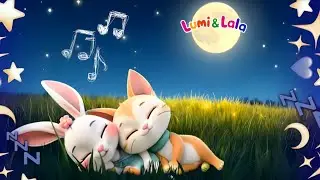 ✨🌛Newborn Baby Music for Sleep 😴 | Bedtime Lullaby with Lumi & Lala 🐰🐱
