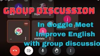 Different types of story making game for improving spoken English// Group discussion #english