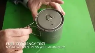 Toaks Light 650 titanium Pot - review and boil test vs GSI aluminium