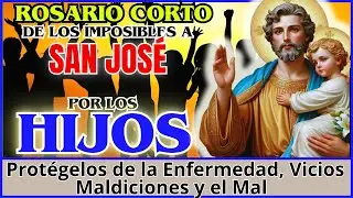 🔴ROSARIO AL PODEROSO SAN JOS&Eacute; POR LOS HIJOS👉CORONILLA A SAN JOSE💖MIERCOLES 30 JULIO 2025 #SANJOSE