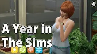 Flora's first flower arrangement | Sims 4: Seasons | A Year in The Sims #4
