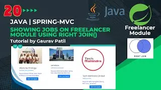 #20: Spring MVC project showing jobs on freelancer module Java tutorial