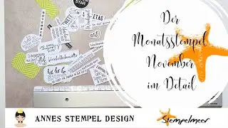 Monatsstempel November im Detail