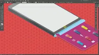 Isometric Perspective -Phone Addiction Poster #1