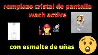 remplazo cristal de pantalla samsung watch active 1 , no enciende parte 2 sm-r500