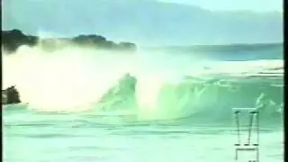 Surfing Waimea Shorebreak - Clark Little
