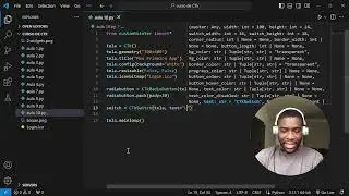 Aula10 - Radiobutton, swutch no python customtkinter