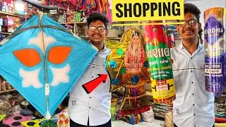 Kites And Manjha Shopping vlog😵Barely 😱Monokite Kites Flying Uttrayan Kite Fighting Kites Shopping