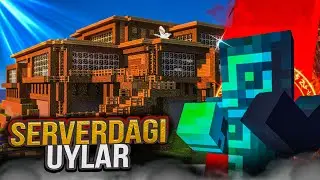 Minecraft serverimdagi uylarni obzori #4 O'zbekcha minecraft #kayzo