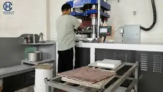 99% Alumina bulletproof ceramic tile produced line