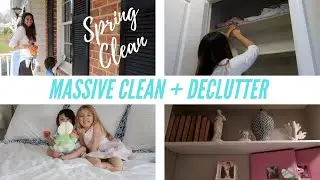 2020 SPRING DECLUTTER + CLEAN WITH ME | MESSY HOUSE MASSIVE CLEAN! Ultimate Cleaning Motivation!