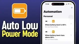 Automate iPhone Low Power Mode Based on Battery Level