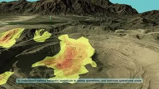 DARES TECHNOLOGY - Ground displacement measurements and maps based on InSAR satellite monitoring.