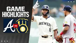 Braves vs. Brewers Game Highlights (7/31/24) | MLB Highlights