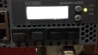 Starting up JUNIPER EX3300-48T Running Junos