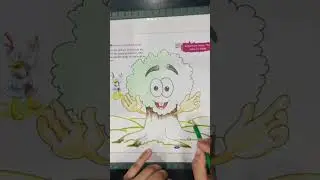 How to Color a Tree With Colored Pencils | Tree Color Drawing 