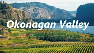 Beautiful Okanagan  Lake valley British Colombia Canada