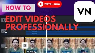 How to EDIT Videos Professionally-|Using VN Video Editor-|By Ali Alis