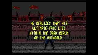 Sega Genesis Mortal Kombat II Unlimited - Kung Lao Ending