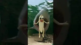 Don't drop bananas in the water! #banana #animation