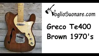 Greco TE400 Brown ' 70 Thinline Made in Japan