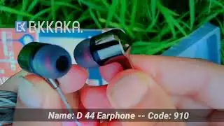 D44 Earphone Item code: 910