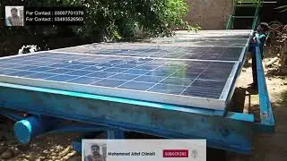 Solar stand with moveable trolley | How to make solar stand | Agriculture | Muhammad Altaf Chinioti