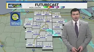 Snow showers dissipating