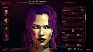 Cyberpunk 2077 - Character Creation - Female Siren OC (Vella) - |2K|