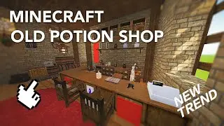 [ Minecraft Build/Design ] Old Potion Shop 老药店 🍂🏥⚠️ 오래된 물약 가게  --- Speed Build Tutorial ---