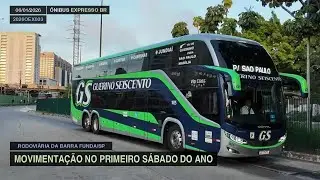 TERMINAL BARRA FUNDA | UM POUCO DA MOVIMENTAÇÃO NA MANHÃ DO PRIMEIRO SÁBADO DO ANO