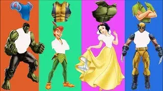 WRONG DRESS Hulk Princess Disney X Men Peter Pan  Toys For Kids