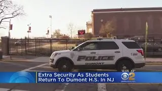 Extra Security Greets Students At Dumont High