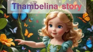 Thumbelina story ai video |animation |moral story |ukg class books story 😍