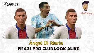 FIFA 21 Faces Virtual Pro club Look alike Angel Di Maria // Argentina // PSG