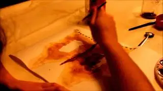 Dibujo con caf&eacute;