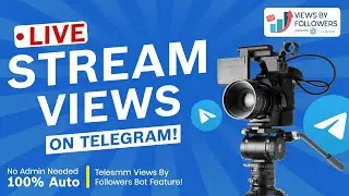 Enable Live Stream Views on Telegram | Telesmm Views By Followers Bot (No Admin Needed!) #telesmm