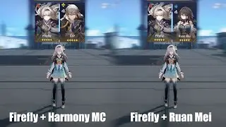 How Much Does Ruan Mei Vs Harmony MC Buff Firefly? || Honkai Star Rail