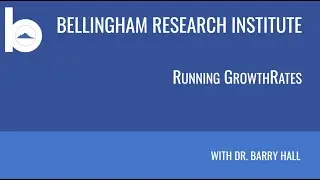 Running GrowthRates