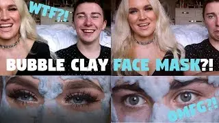BUBBLE CLAY FACEMASK FT MY BOYFRIEND...WTF?!