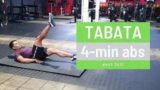 4-min Tabata Abs (wk43 2021)