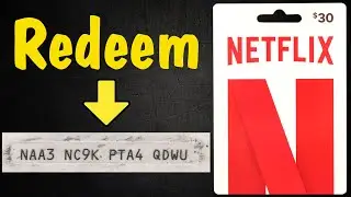 Как использовать код подарочной карты Netflix (для пополнения существующего счета или создания но...