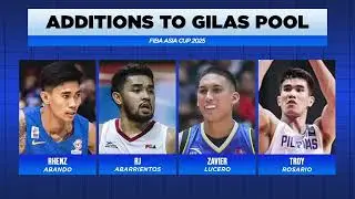 Four players added to Gilas Pilipinas pool for FIBA Asia Cup 2025 | Play by Play