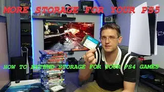 PS5 and how to use an external USB drive for PS4 games