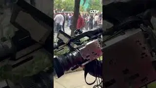 Encapuchados agreden y roban c&aacute;maras a reporteros de Foro TV de Televisa
