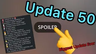 *NEW* 🚨Update 50🚨 THE BIGGEST UPDATE ON ROBLOX BUBBLEGUM SIMULATOR