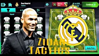 Soccer Manager Tactics #1| Zidane Tactics Real Madrid Best SM Tactics