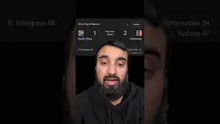 South Africa 1-2 Cameroon full time reaction highlights #southafrica #cameroon #afcon #afcon2025